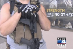 Ammosexual Prematurely Fires Off While Parading Gun In Front Of Recruiter’s Office