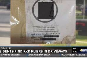 KKK Using Stop Aids: Support Gay Bashing Fliers To Recruit More Violent Bigots (VIDEO)