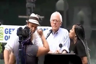 Black Lives Matter versus bernie