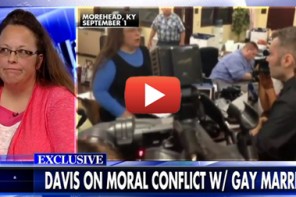 WATCH: Kim Davis Finally Admits That Her Job Is Just A Political Platform (VIDEO)