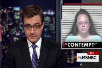 Chris Hayes demolished Kim Davis's lawyer's arguments.