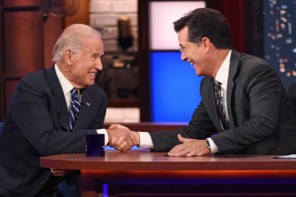 WATCH: Joe Biden Visits with Colbert and Discusses Presidential Run In 2016 (VIDEO)
