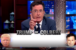 Hilarious Colbert Sketch: “Who Said it, Colbert or Trump?” (VIDEO)