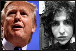 Artist’s Menstrual Blood Portrait Of Trump Is The Best Thing EVER (VIDEO/IMAGES)