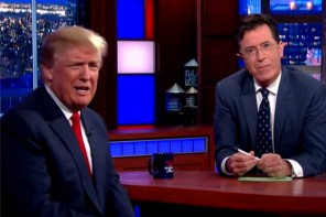 WATCH: Colbert Politely Smiles As He Humiliates Trump On Every Single Talking Point (VIDEO)