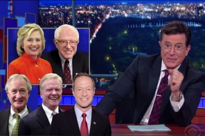 WATCH: Colbert On The Dem Debates, Joe Biden Make Believe, And Space-Reporters (VIDEO)