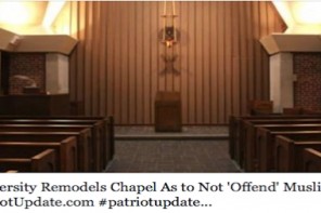 Christians Scream PERSECUTION When Public College Allows Muslims Access To A School Chapel