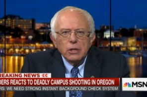 WATCH: A P*ssed Off Bernie Calls For Gun Control: ‘We’re Tired of Sending Condolences’ (VIDEO)