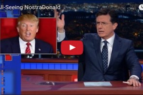 Colbert Says The Great ‘Nostra-Donald’ Can See Things The Rest Of Us Can’t See (VIDEO)
