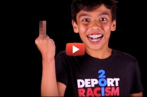 WATCH: NSFW! Hispanic Kids Tell Trump ‘F*ck You, Racist F*ck’ In Hilarious Vid (VIDEO)