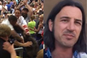 WATCH: Protesters Viciously Punched And Stomped At Trump’s Tuscon Rally (VIDEOS)