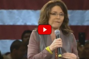 WATCH: Slurring Sarah Palin Says How Husband’s Near Death Brought Her Closer To Trump (VIDEO)