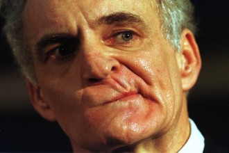 381660 11: (NEWSWEEK AND US NEWS OUT UNTIL NOVEMBER 20, 2000) Kendall Coffey, Florida legal representative and the attorney for the Democratic Party, addresses the media November 9, 2000 in Tallahassee, FL about discrepancies in the results of the Florida presidential vote. (Photo by Robert King/Newsmakers)