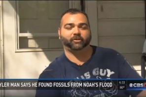 ﻿Biblical Scholar Confirms Man’s Front Yard Fossil Dates To Noah’s Flood From Photographs Alone (VIDEO)
