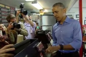Obama Visits Taco Joint, Places ‘Bipartisan’ Order And Chats Up Room (VIDEO)