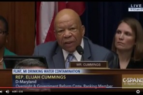 Rep. Elijah Cummings Rips Governor Snyder Apart During Flint Hearings (VIDEO)
