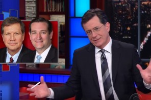 Colbert Hilariously Lampoons The Kasich And Cruz Pact (VIDEO)