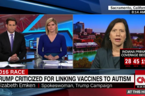 Watch Trump’s New Spokesperson Spectacularly Fail To Defend Trump’s Anti-Vaxxer Comments (VIDEO)
