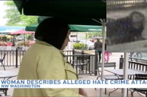WATCH: Trump Supporter Attacks Muslim Woman Outside D.C. Starbucks