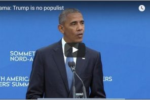 Obama: Trump’s ‘Us Vs Them’ Rhetoric Isn’t Populism, ‘It’s Nativism, Or Xenophobia, Or Worse’