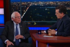 Bernie Sanders Tells Stephen Colbert He’s NOT Dropping Out Of The Race (VIDEO)