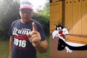 SUFFERIN’ SUCCOTASH! — Ex-Cop Trump Nut Hilariously Threatens RNC ‘Never Trumpers’ (VIDEO)