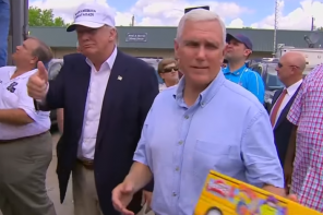 Trump Spent 99.99% More Time Giving Interviews Than Helping Victims Of Flood In Louisiana (VIDEO)
