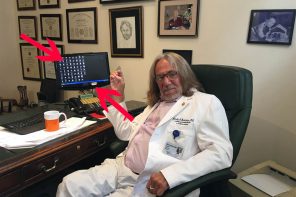 Reporter Noticed Something Totally Illegal In Picture Of Trump Doctor’s Office Computer