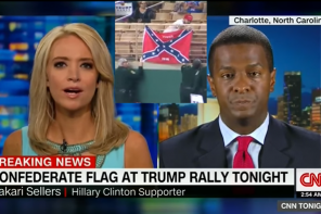 WATCH: Trump Fan Tries Defending ‘Not Racist’ Confederate Flag To Black Politician – Fails So Hard