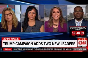 Watch: CNN Panel Bursts Out Laughing After Katrina Pierson Denies Trump Camp Had Shake-Up (It Did)