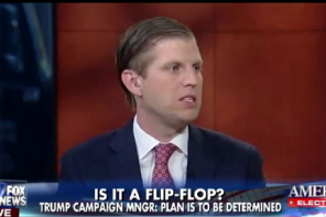 Trump’s Idiot Son Blames 15 Years Of Stagnant Wages On… Syrian Refugees (VIDEO)