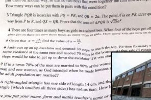 People Can’t Stop Laughing At This INSANE Math Quiz A Homophobic Teacher Gave His Students (IMAGE)