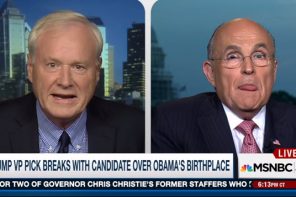 WATCH: Rudy Giuliani Gets Reduced To A Blithering Idiot As Matthews HARDBALLS The Sh*t Out Of Him