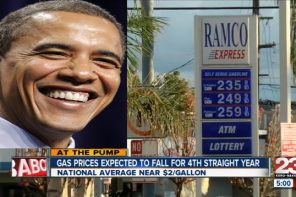 Angry Republicans Turn Green With Envy In Latest Attempt To BLAME OBAMA For Low Gas Prices (VIDEO)