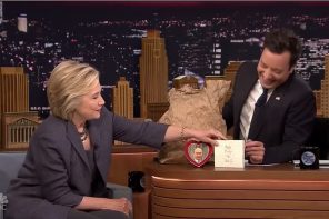 Jimmy Fallon Redeemed Himself For His Awful Trump Interview When Hillary Stopped By On Monday (VIDEO)