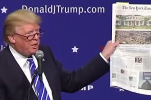 New York Times Inexplicably Scrubs Article Of Anything That Made Trump Look Bad