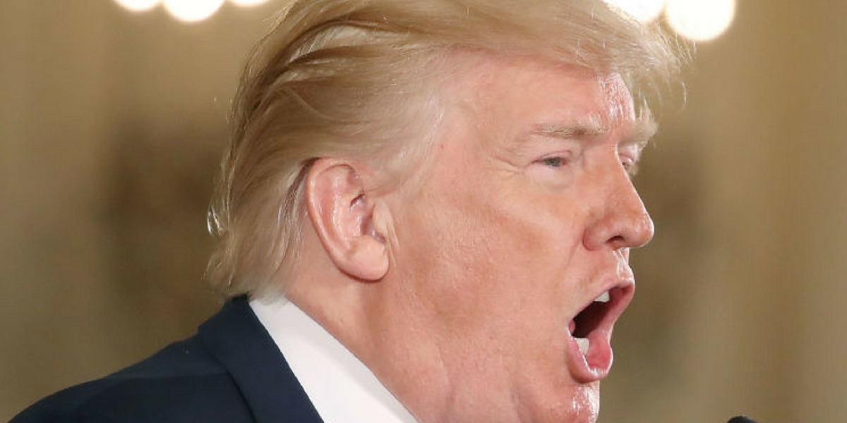 CNN Found The Perfect Way To Troll Trump’s Live Announcement Today (IMAGE)